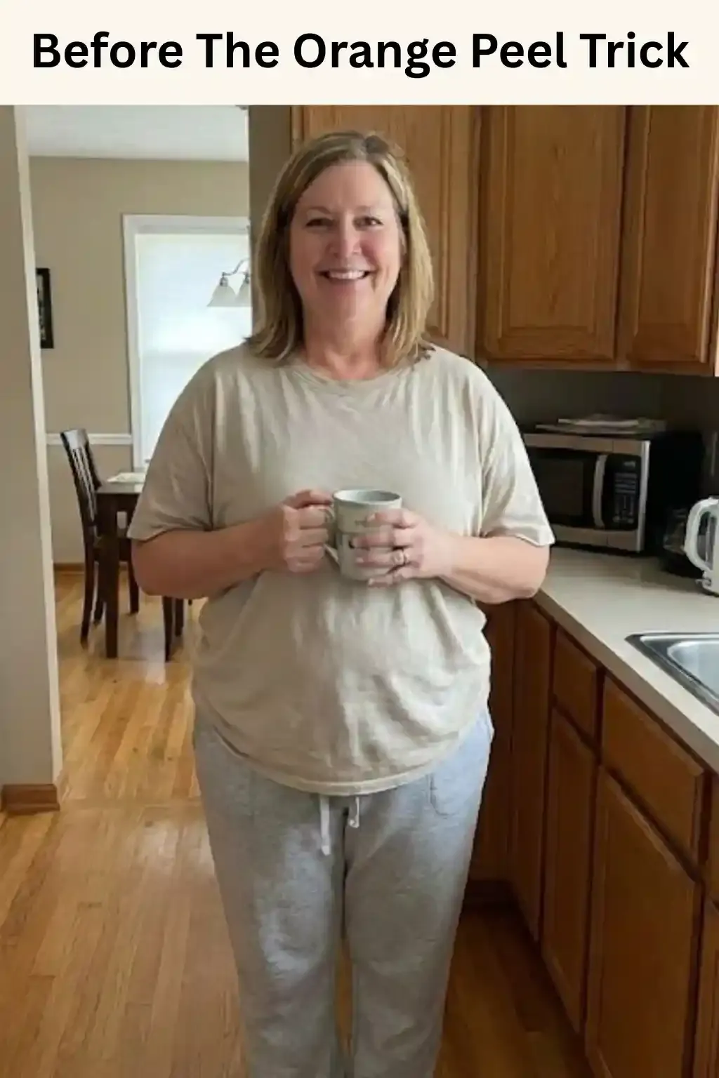 Before using the Spanish Orange Peel trick